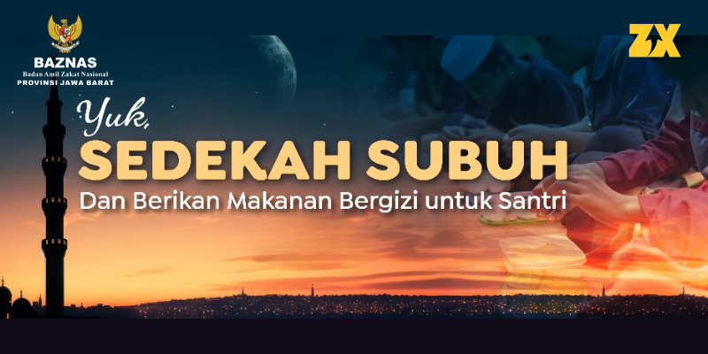 Sedekah Shubuh untuk Penuhi Gizi Santri