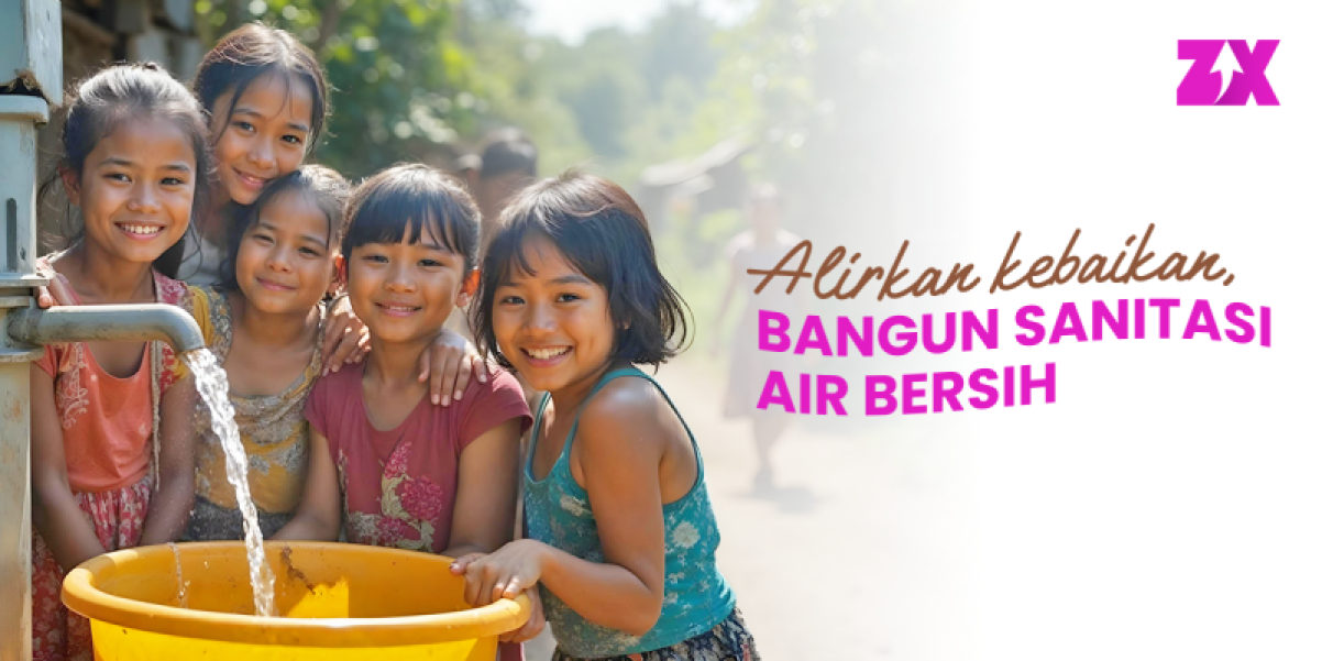 Alirkan Kebaikan, Bangun Sanitasi Air Bersih