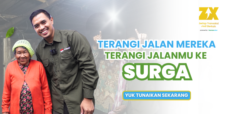 Yuk Sedekah Cahaya, Terangi Jalan Mereka