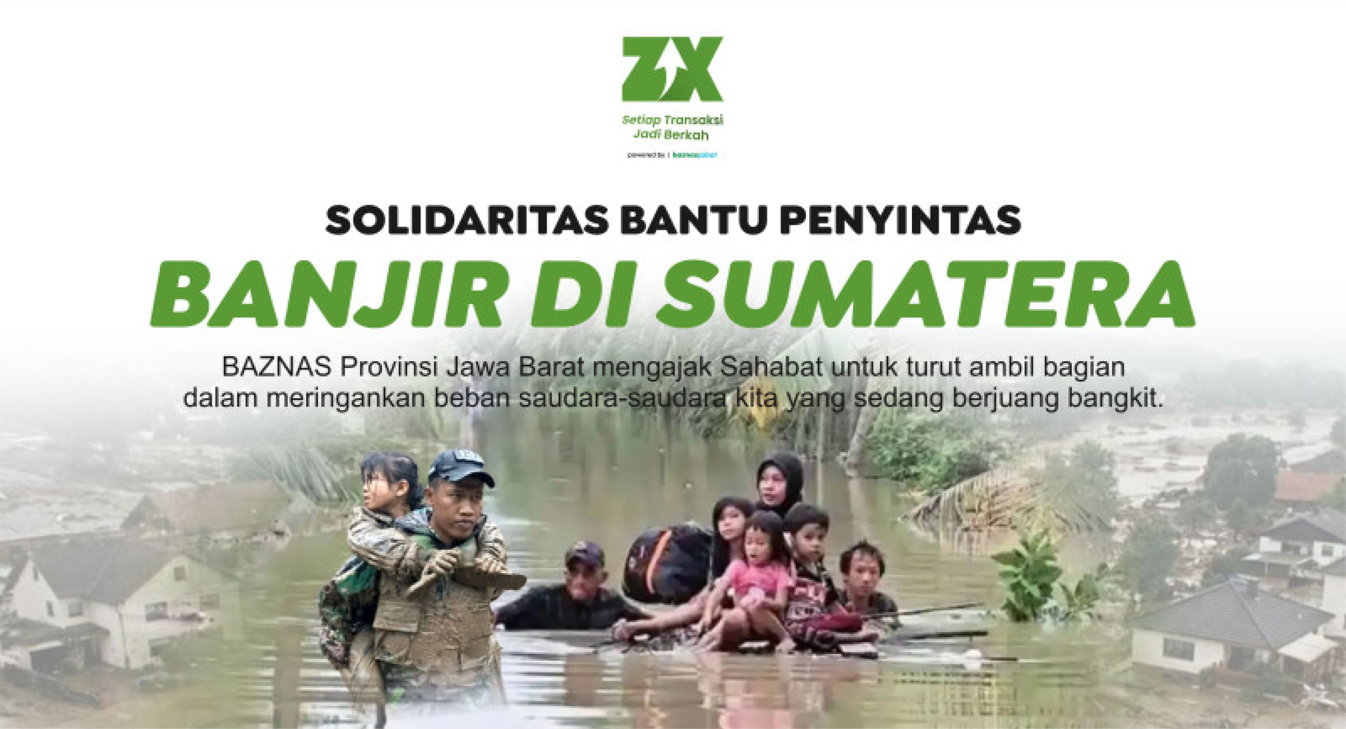 Solidaritas Bantu Korban Banjir Longsor Sumatera