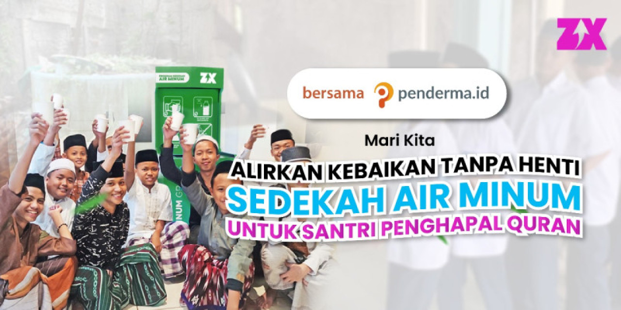 Sedekah Air Minum Untuk Santri Penghapal Quran